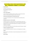 GB 370 PRACTICE TEST QUESTIONS AND 100&percnt; VERIFIED CORRECT ANSWERS&excl;&excl;