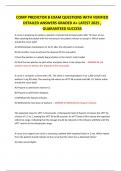 COMP PREDICTOR B EXAM QUESTIONS WITH VERIFIED  DETAILED ANSWERS GRADED A&plus; LATEST 2025 &comma;  GUARANTEED SUCCESS