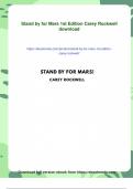 Stand by for Mars 1st Edition Carey Rockwell - Digital Download