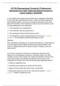 ATI PN Pharmacology Proctored &vert; Professional Appraisal Exam Q&A&colon; Rationale-Based Answers & Latest Syllabus 2024&sol;2025