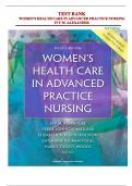 Women&rsquo;s Health Care in Advanced Practice Nursing &ndash; Alexander &ndash; 2nd Edition &ndash; Complete Test Bank with Answer Keys