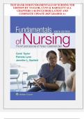  Fundamentals of Nursing &ndash; 9th Edition &lpar;Taylor&comma; Lynn & Bartlett&rpar; &vert; Complete Test Bank Chapters 1&ndash;46 &ndash; Updated 2025