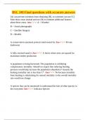BSC 340 Final questions with accurate answers