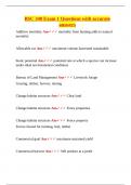 BSC 340 Exam 1 Questions with accurate answers