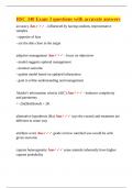 BSC 340 Exam 3 questions with accurate answer1
