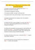 BSC 340 Exam 3 Homework Questions with accurate answers&period;