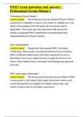 PSM I exam questions and answers - Professional Scrum Master I&period;docx