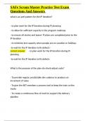 SAFe Scrum Master Practice Test Exam Questions And Answers&period;docx