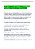 IDRL 320 UNIT 2 EXAM QUESTIONS AND ANSWERS ALL CORRECT