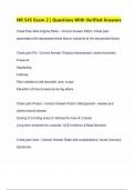 NR 545 Exam 2 &vert; Questions With Verified Answers