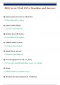 BESC 3010 FINAL EXAM Questions and Answers