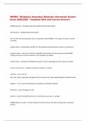 WHMIS - Workplace Hazardous Materials Information System  Exam 2025&sol;2026 &ndash; Complete Q&A with Correct Answers 