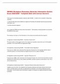WHMIS&colon; Workplace Hazardous Materials Information System  Exam 2025&sol;2026 &ndash; Complete Q&A with Correct Answers 