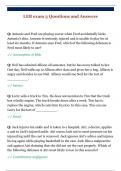 LEB exam 3 Questions and Answers