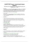 AANP FNP Exam &vert; 2025&sol;2026 Latest Edition &ndash; Actual Family Nurse Practitioner Board Exam &lpar;150 Verified Questions with Correct&comma; Detailed Answers &vert; A&plus; Grade&rpar;