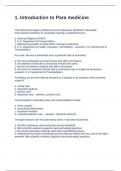 1&period; Introduction to Para medicine Questions and Answers