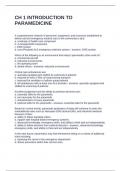 CH 1 INTRODUCTION TO PARAMEDICINE QUESTIONS AND ANSWERS 