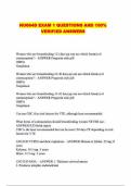 NU664D EXAM 1 QUESTIONS AND 100 &percnt; VERIFIED ANSWERS