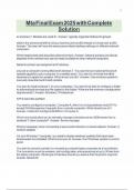 Mta Final Exam 2025 with Complete Solution