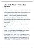 Vol 1 Ch&period; 1&period; Pretest - Intro to Para medicine Questions and Answers 100&percnt; Solved
