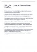 Vol&period; 1 Ch&period; 1 - Intro&period; to Para medicine - Post Test Questions with Correct Answers