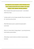 WGU D385 FINAL EXAM &vert; 2025-2026  LATEST UPDATED&vert; ACTUAL EXAM  COMPLETE QUESTIONS AND ANSWERS &vert; 100&percnt; RATED CORRECT &vert; 100&percnt; VERFIED &vert; ALREADY GRADED A&plus;