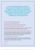 NYS 17-70 INDEPENDENT GENERAL  ADJUSTER EXAM 2025&sol;2026 WITH ACTUAL  CORRECT QUESTIONS AND VERIFIED  DETAILED ANSWERS &vert;FREQUENTLY TESTED  QUESTIONS AND SOLUTIONS &vert;ALREADY  GRADED A&plus;&vert;NEWEST&vert;BRAND NEW  VERSION&excl;&excl;&vert;GUARANTEED PASS
