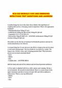 NCA 622 MODULE 5 HIV AND EMERGING INFECTIONS TEST QUESTIONS AND ANSWERS&period;