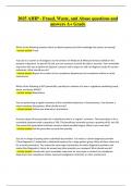 AHIP Fraud&comma; Waste&comma; and Abuse Exam &ndash; Newest 2025 Edition with 150 Actual Questions and Verified Correct Answers &lpar;Graded A&plus;&rpar;