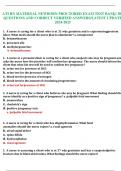 RN MATERNAL NEWBORN 2024 ATI PROCTORED EXAM WITH NGN &lbrace;ALL QUESTIONS & ANSWERS