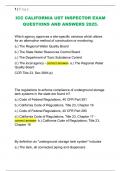 ICC CALIFORNIA UST INSPECTOR EXAM  QUESTIONS AND ANSWERS 2025&period;