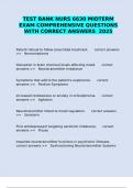 TEST BANK NURS 6630 MIDTERM EXAM COMPREHENSIVE QUESTIONS WITH CORRECT ANSWERS  2025