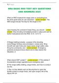 NRA BASIC RSO TEST KEY QUESTIONS  AND ANSWERS 2025