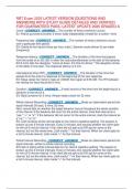  Exam &lpar;elaborations&rpar; Pearson RBT Exam ACTUAL REAL EXAM BUNDLE