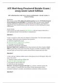 ATI Med-Surg Proctored Retake Exam &vert; 2025&sol;2026 Latest Edition &ndash; 100 Verified Questions with Correct Answers and Rationales &lpar;Already Graded A&plus; &vert; Exams of Nursing&rpar;