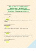 Praxis II 0101 5101 Business Education &sol; Actual Test Questions with Detailed Verified Answers &lpar;Already Graded A&plus;&rpar; Terms in this set &lpar;588&rpar; 