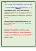 TEXAS CDL GENERAL KNOWLEDGE EXAM VERSION A LATEST 2025 ACTUAL  EXAM WITH COMPLETE QUESTIONS AND CORRECT DETAILED ANSWERS  &lpar;100&percnt; VERIFIED ANSWERS&rpar; &vert;ALREADY GRADED A&plus;&vert; &vert;&vert;PROFESSOR VERIFIED&vert;&vert;  &vert;&vert;BRANDNEW&excl;&excl;&excl;&vert;&vert;