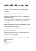 AMEDD CCC - ABS final study guide NEWEST 2025&sol;2026 ACTUAL EXAM COMPLETE QUESTIONS AND CORRECT DETAILED ANSWERS &lpar;VERIFIED ANSWERS&rpar; &vert;ALREADY GRADED A&plus;&vert;&vert;BRAND NEW&excl;&excl;