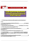 EPA 609 Technician Certifcation Questions & 100&percnt; Correct Answers &lpar;Verified&rpar; &vert; Latest Update &vert; Grade A&plus;