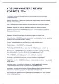 CGS 1060 CHAPTER 3 REVIEW CORRECT 100&percnt;