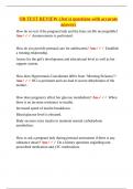 OB Test Review &ndash; Maternity Nursing Study Guide &lpar;Jen's Version&rpar; &ndash; Comprehensive Q&A Format