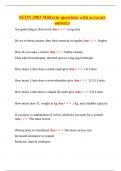 NFDN 2003 Midterm questions with accurate answers&period;