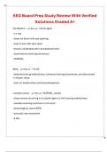 EEG Board Prep Study Review With Verified Solutions Graded A&plus;