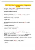 NSPN 7200 Final exam questions with accurate answers&period;