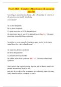 PSYCH 2450 &ndash; Chapter 5 Review Questions with Verified Answers &ndash; York University &ndash; Infant Development and Neonatal Behaviour