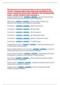 2025 Phoenix Fire Department Recruit Exam Study Guide  LATEST VERSION &lbrack;489 QUESTIONS AND ANSWERS&rsqb; WITH  STUDY GUIDE DETAILED AND VERIFIED FOR GUARANTEED  PASS- LATEST UPDATE 2025 GRADED A 