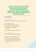 Praxis II Social Studies &lpar;5081&rpar; Practice Test Questions &sol; Comprehension Practice Questions &sol; Study Guide Newest Actual Questions & Answers &lpar;A&plus; Guide Solution&rpar; 