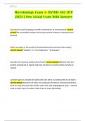 Microbiology Exam 1- DAYDIF ASU DTP 2025 &vert; New Actual Exam With Answers