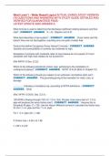 Nicet Level 1 - Water Based Layout ACTUAL EXAM&rsqb; LATEST VERSION  &lbrack;78 QUESTIONS AND ANSWERS&rsqb; WITH STUDY GUIDE DETAILED AND  VERIFIED FOR GUARANTEED PASS-   LATEST UPDATE 2025 GRADED A 