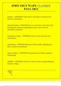 4N051 SSGT WAPS - FULL SKT QUESTIONS AND ANSWERS 2025